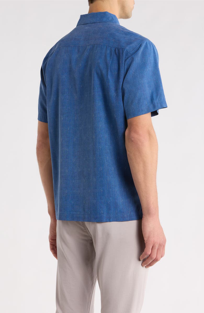 Tommy Bahama Kona Luxe Silk Button-Up Shirt, Alternate, color, Dockside Blue