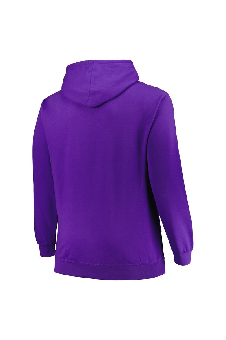 Men's Mitchell & Ness Purple Toronto Raptors Hardwood Classics Big & Tall Pullover Hoodie, Alternate, color, Purple