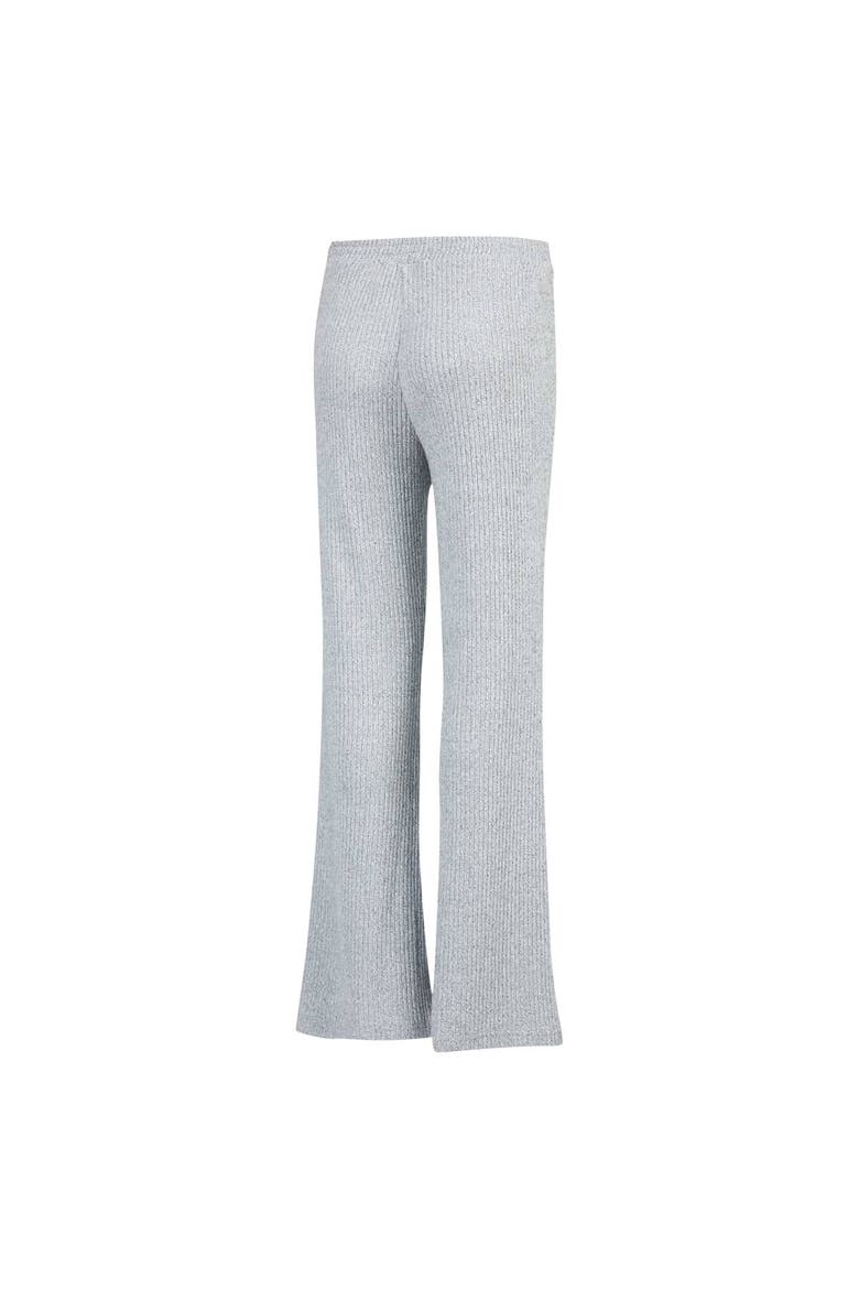 Women's Concepts Sport Gray Chicago Cubs Juniper Rib Knit Flare Sleep Pants, Alternate, color, Gray