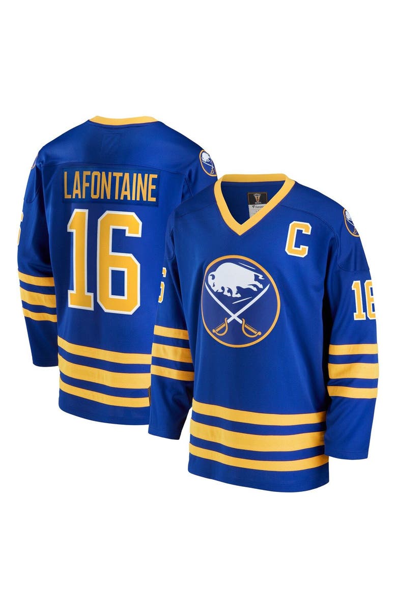 FANATICS Men's Fanatics Branded Pat LaFontaine Royal Buffalo Sabres Breakaway Retired Player Jersey, Main, color, Royal