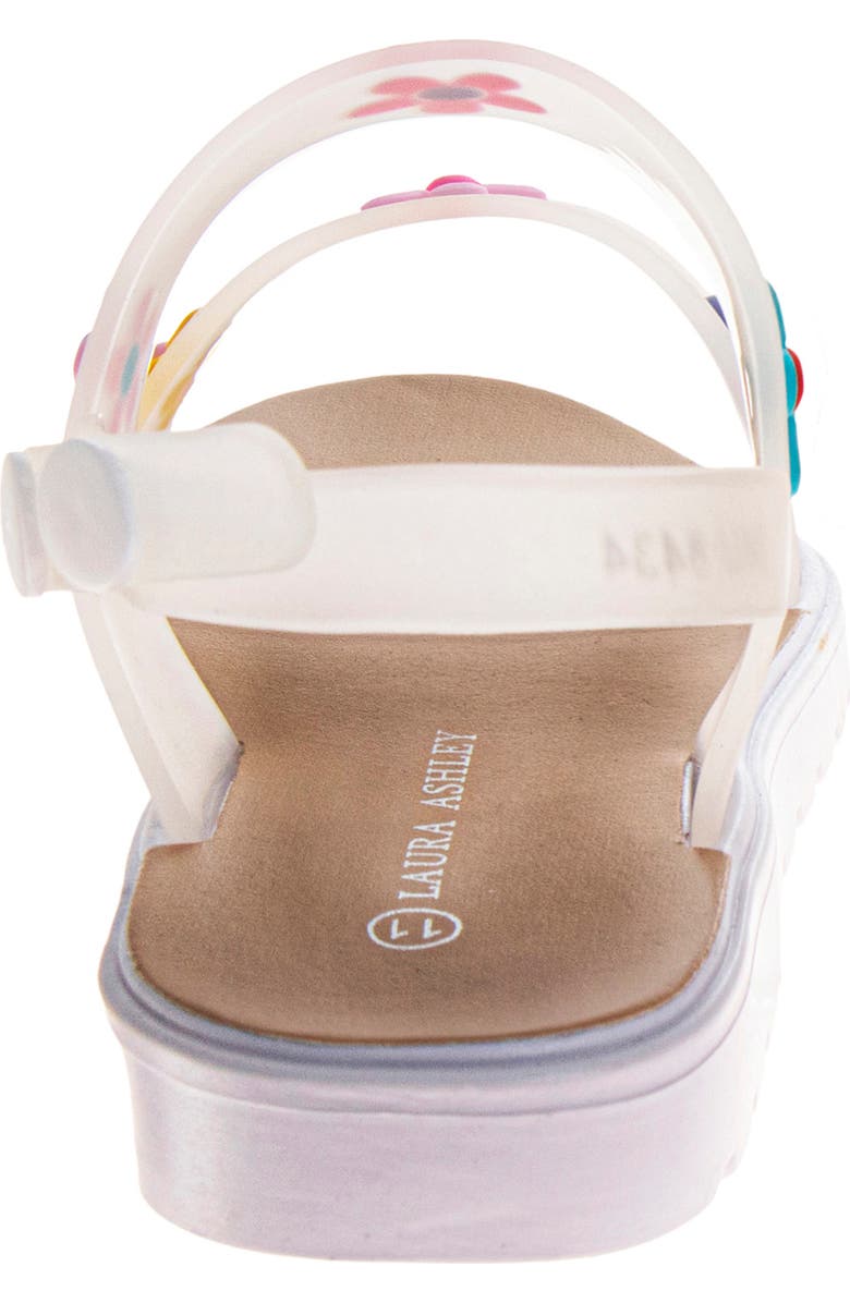 JOSMO Kids' Flower Sandal, Alternate, color, White