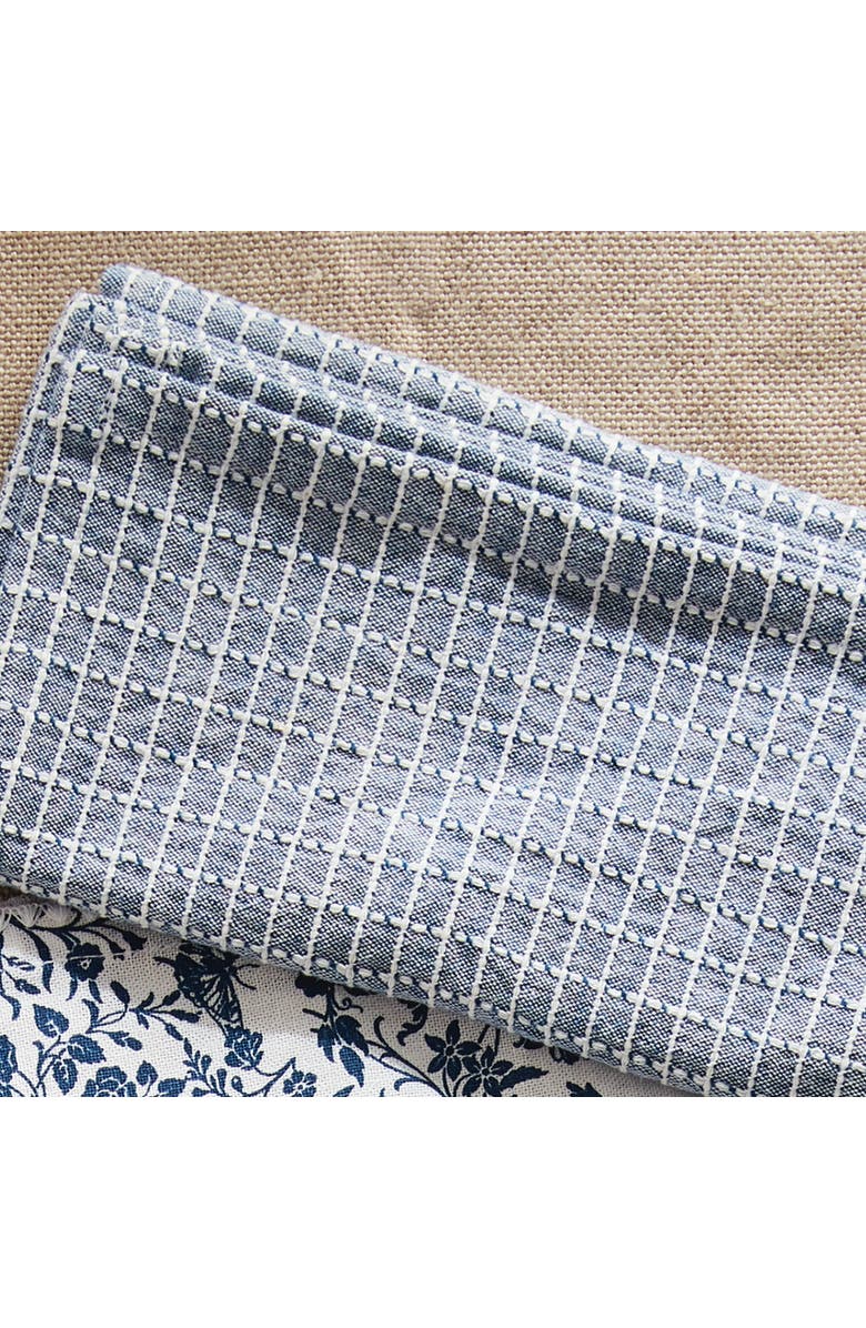 Napa Home & Garden Blake Napkins Set of 4, Alternate, color, Blue
