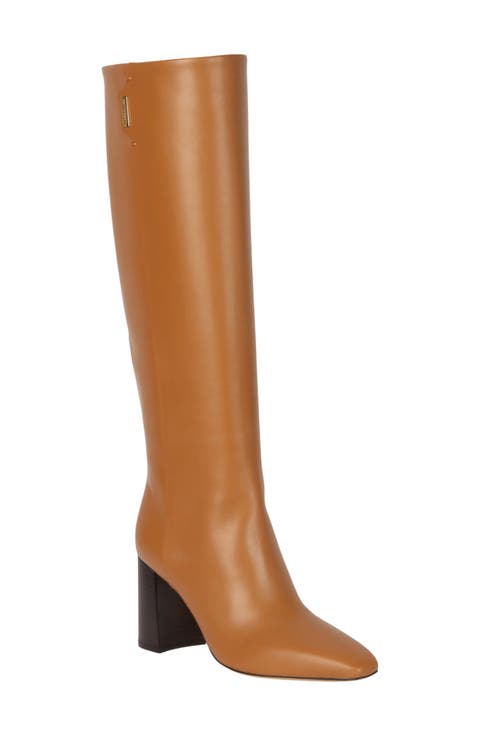 Mailys Leather Knee High Boot