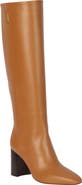 FERRAGAMO Mailys Leather Knee High Boot