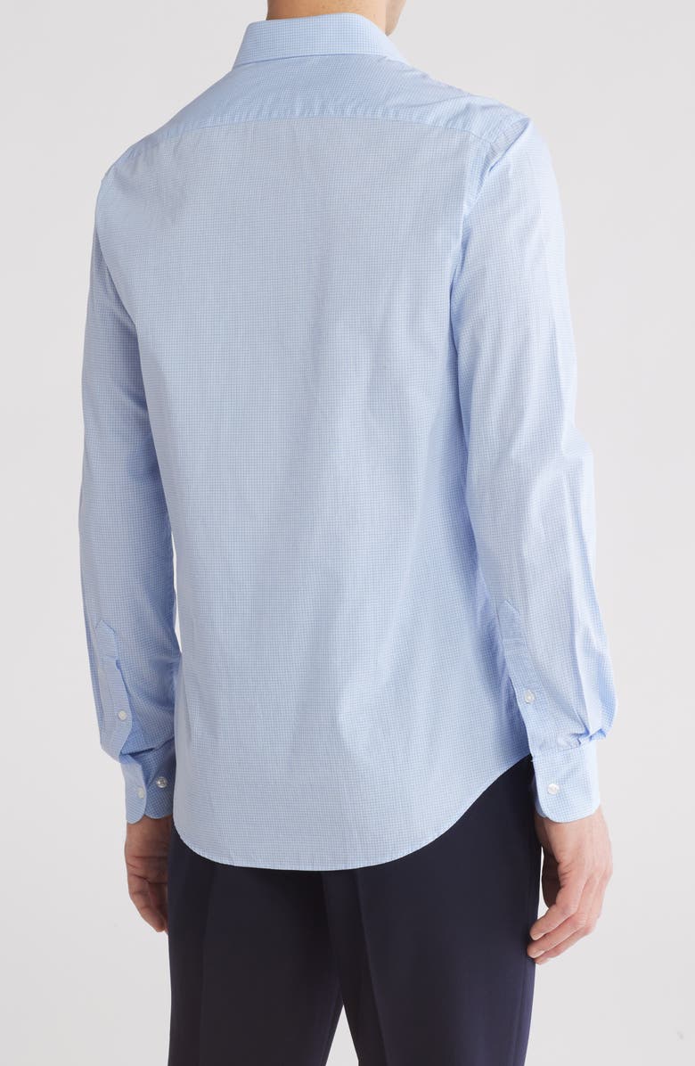 Tommy Hilfiger Soft Washed Stretch Slim Fit Dress Shirt, Alternate, color, Classic Blue