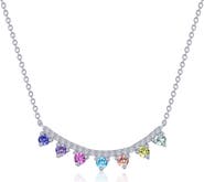 Lafonn Multicolor Lab-Grown Sapphire & Simulated Diamond Pendant Necklace