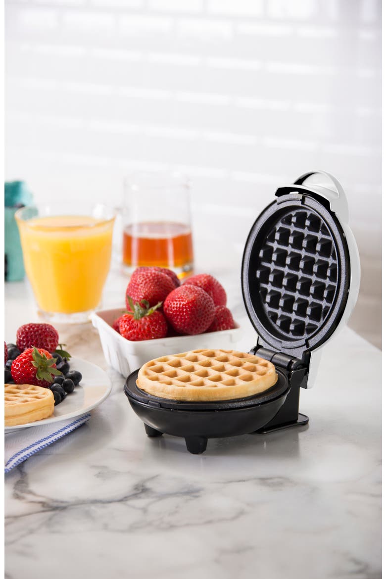 Mini Waffle Maker, Alternate, color, WHITE