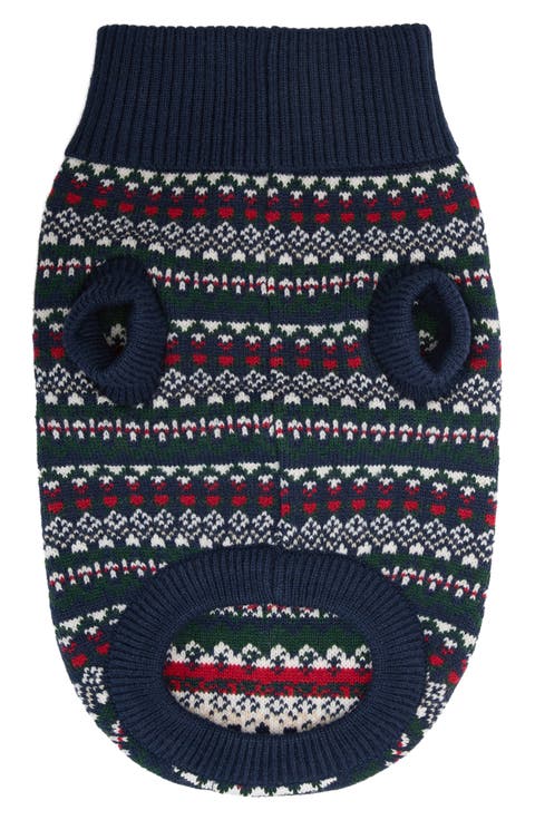 Marlow Fair Isle Dog Sweater