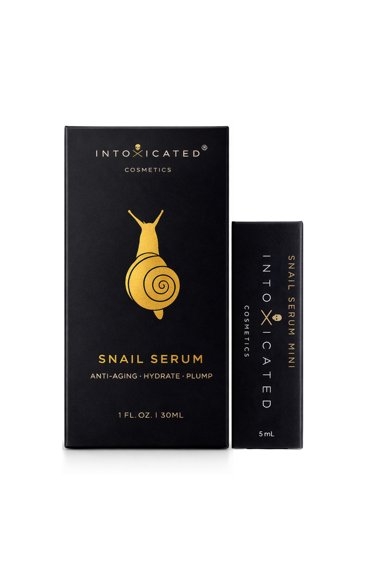 Snail Serum + Mini Snail Serum | Full Size 1 fl oz/ 30 ml & Travel Size 0.17oz/5ml |Hydrating & Anti-Aging Skincare Treatment with Vegan Snail Venom Peptide & Vegan Snail Mucin, Alternate, color, None