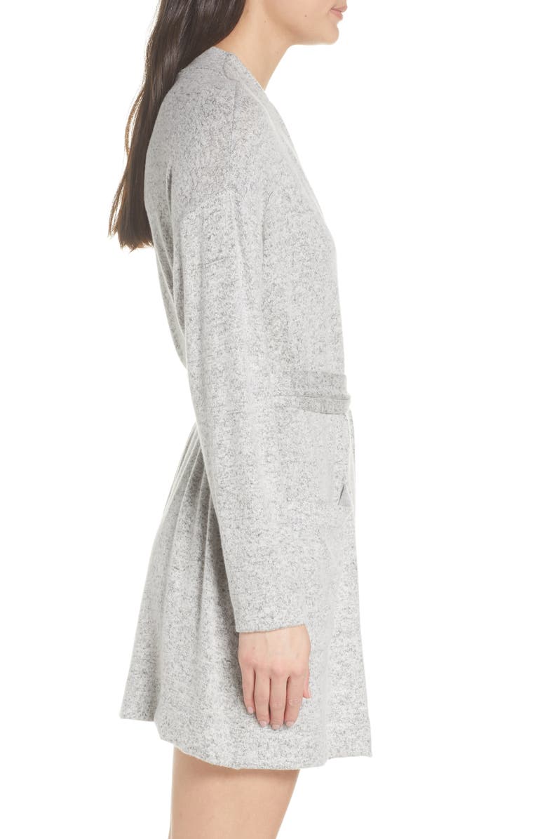 Socialite Brushed Hacci Wrap Robe, Alternate, color,