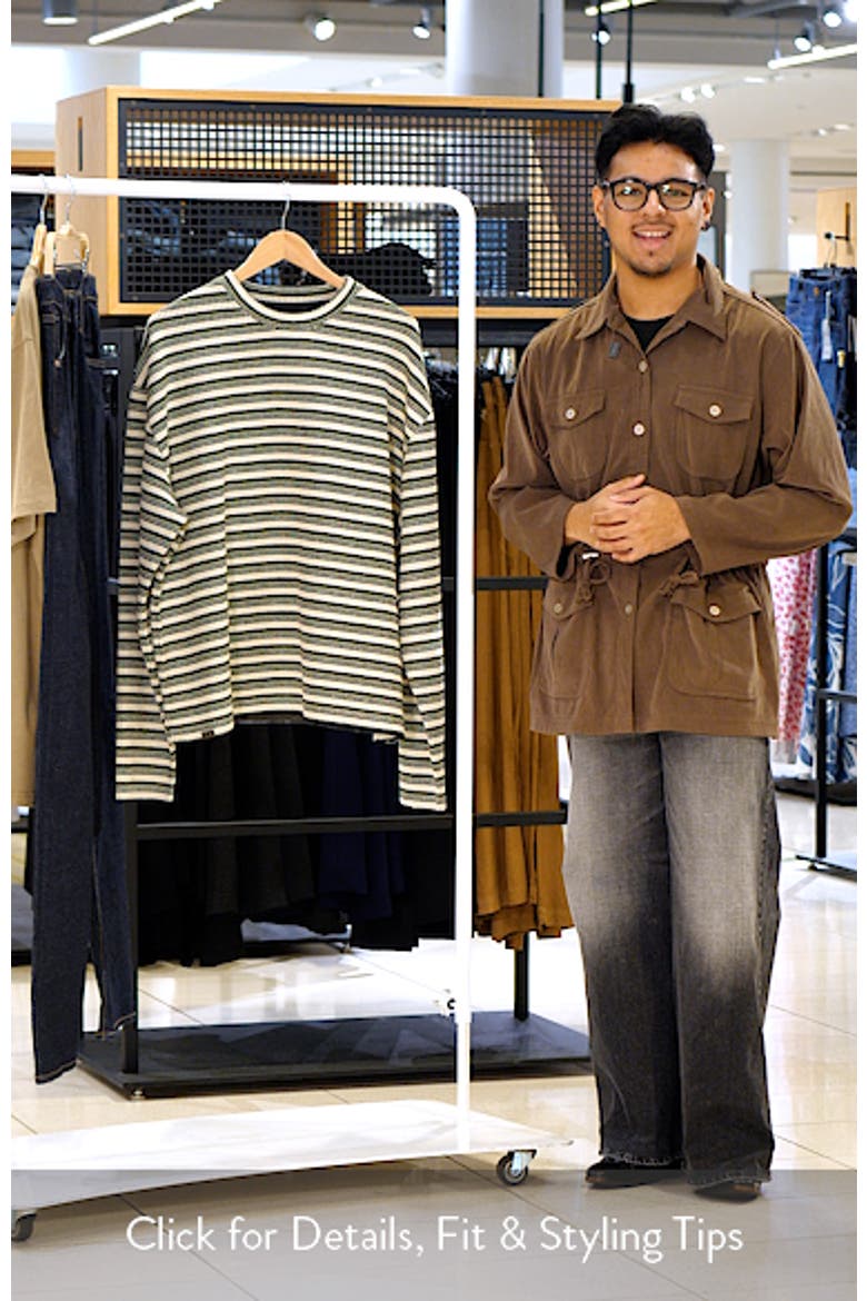 Speak Stripe Cotton T-Shirt video