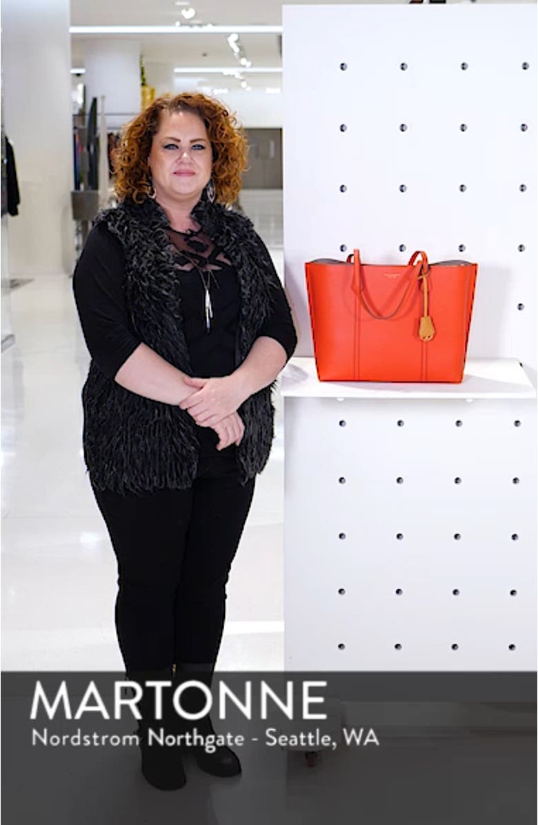 Perry Leather Tote, sales video thumbnail