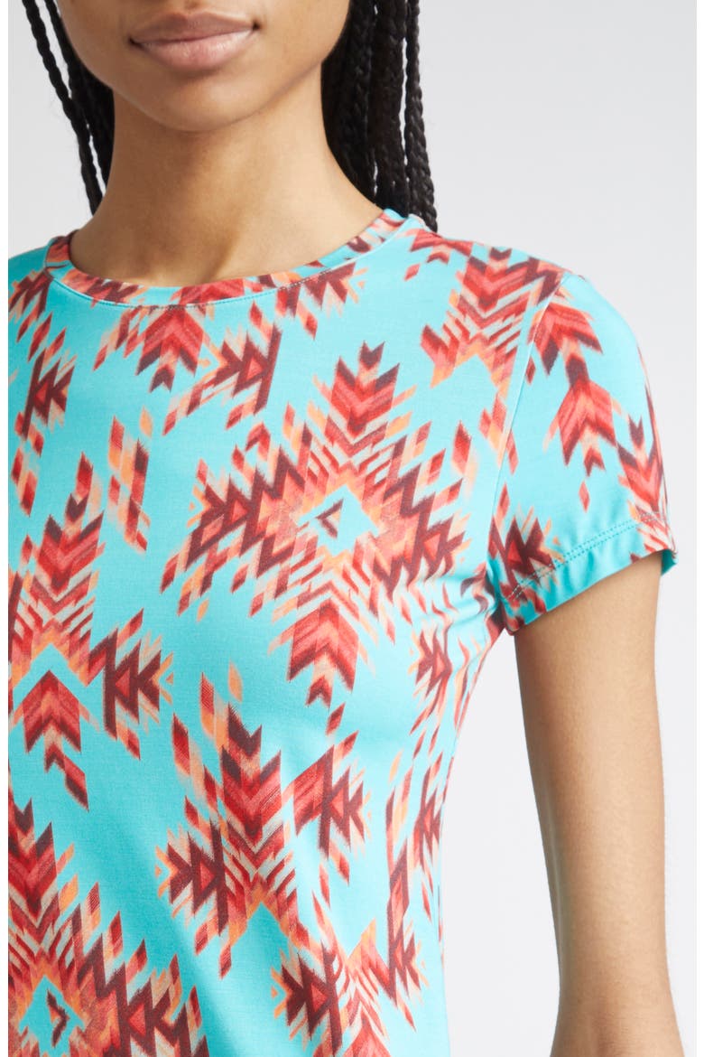 Ressi Ganado Print T-Shirt, Alternate, color, POOL BLUE MT GANADO PRINT