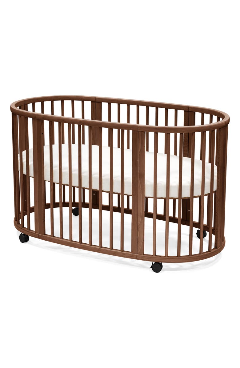 Stokke Sleepi Bed Organic Cotton Fitted Sheet, Alternate, color, White