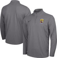 Nike Men's Nike  Charcoal Air Force Falcons Rivalry Intensity Quarter-Zip Pullover Top