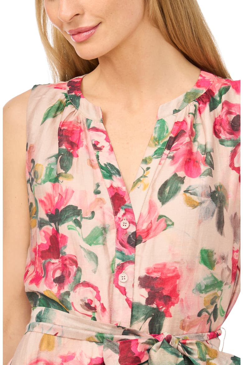 Tie Waist Maxi Dress, Alternate, color, PINK TINT