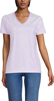 Lands' End Supima Cotton V-Neck T-Shirt