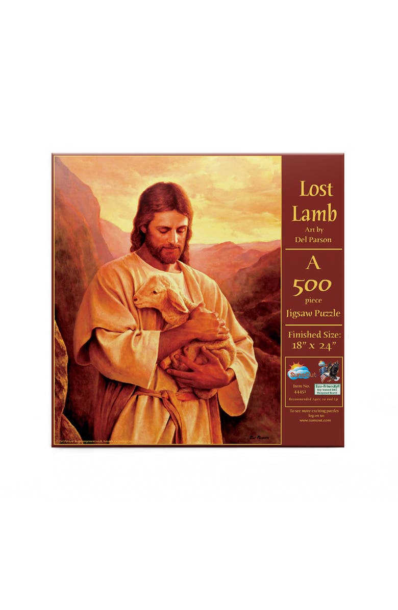 Sunsout Lost Lamb 500 piece Jigsaw Puzzle for Adults, Alternate, color, Multicolor