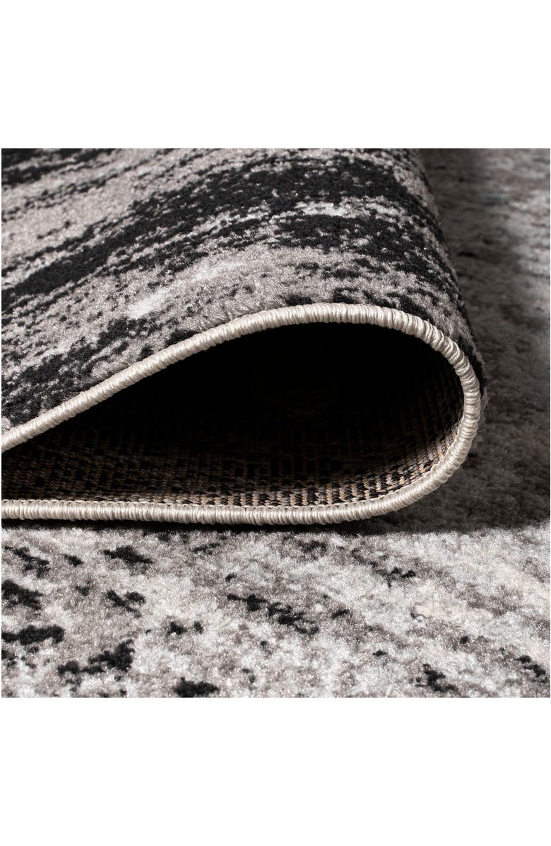 JONATHAN Y Storm Modern Abstract Area Rug, Alternate, color, Gray/Cream