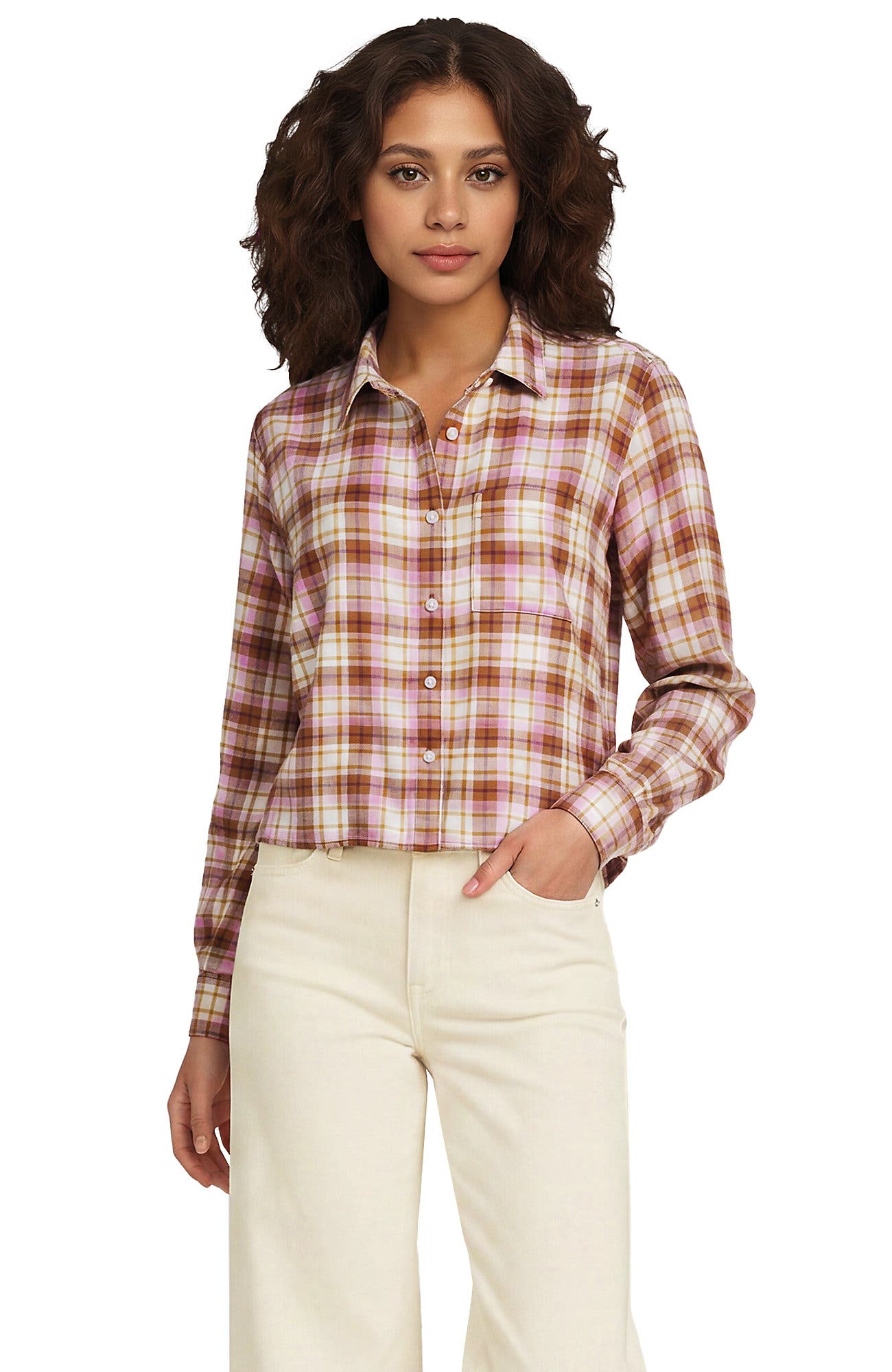 Rich Ginger/Aster Pink Plaid
