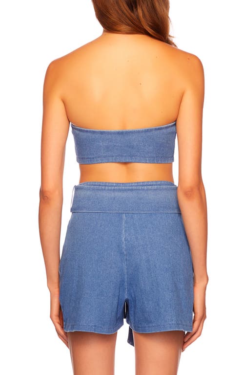 SUSANA MONACO SUSANA MONACO DENIM MICRO TUBE TOP