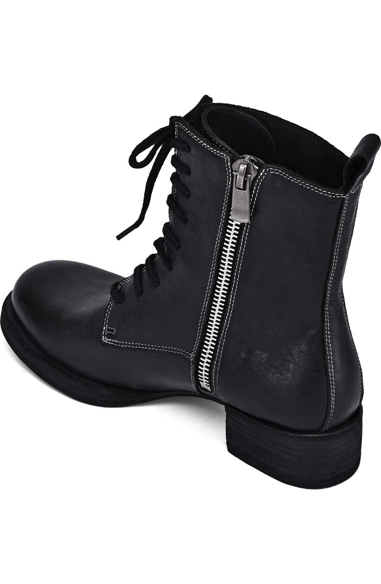 OLD TREND Heritage Genuine Leather Refined Lace Up Ankle Boot, Alternate, color, Black