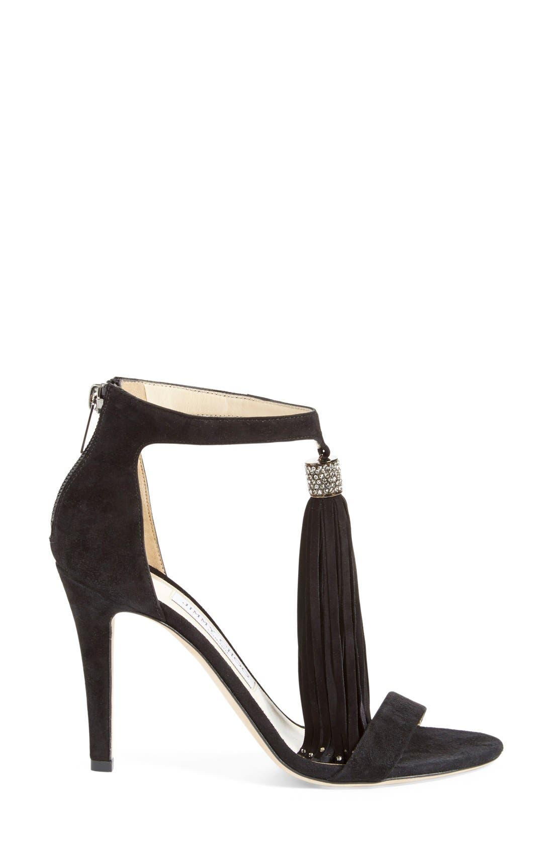 Jimmy Choo 'Viola' Ankle Strap Sandal, Alternate, color, 
