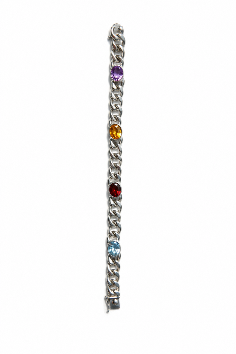 Juweel Bracelet, Alternate, color, Silver