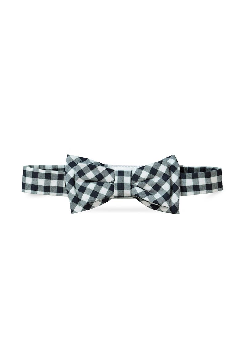 Boys' Classic Bow Tie, Kids, Main, color, Black Gingham