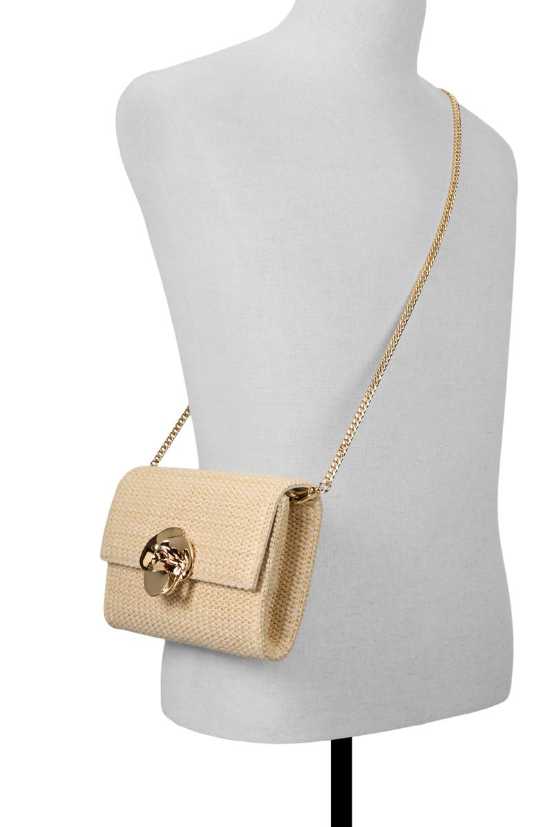 Ted Baker London Kira Rose Crossbody Wallet, Alternate, color, Bone