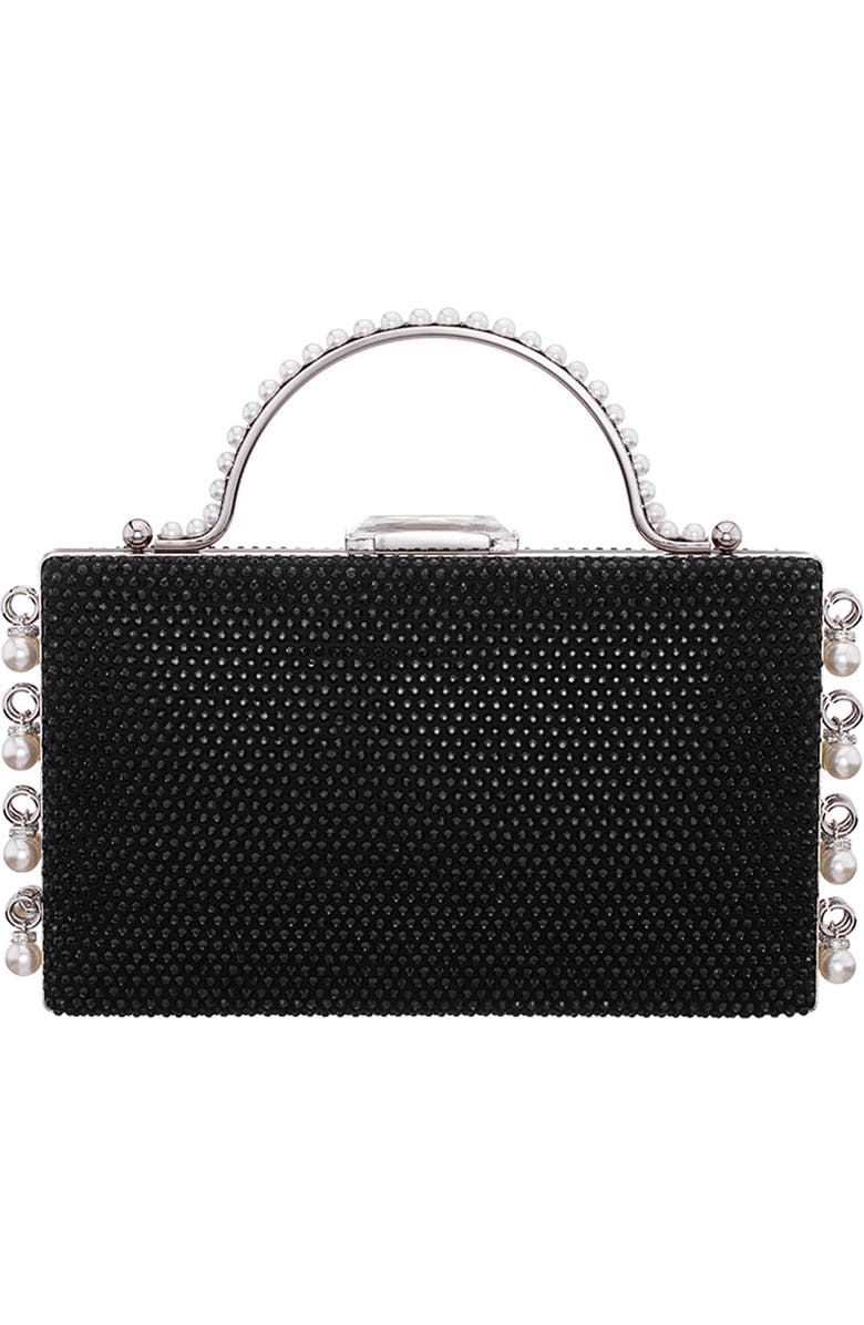 Nina Faux Pearl Dangle Minaudiere, Main, color,