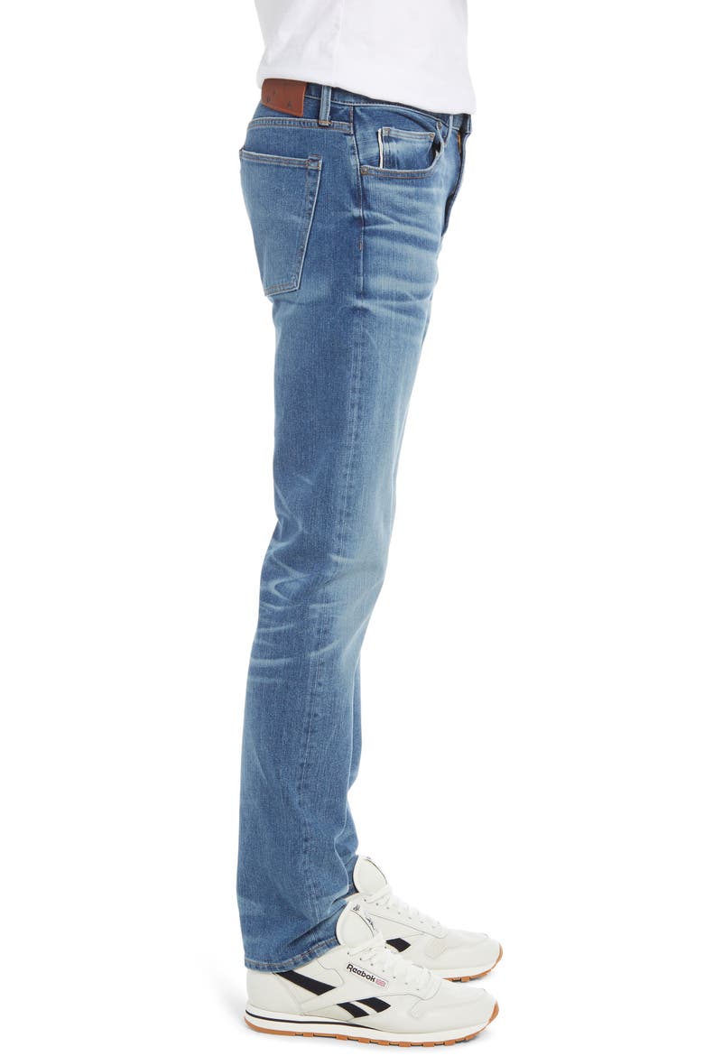 The Pen Slim 10.5-Ounce Stretch Selvedge Jeans, Alternate, color, ACE