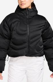 Nike Swoosh Series Water Resistant Therma-Fit Oversize Down Puffer Jacket