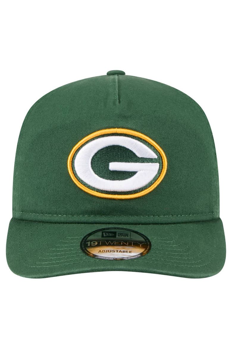 Men's New Era  Green Green Bay Packers Team 19TWENTY Adjustable Hat, Alternate, color, Green