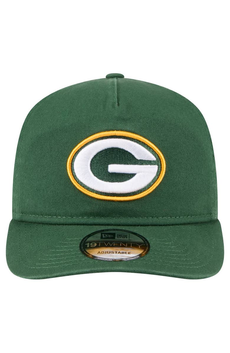 New Era Men's New Era  Green Green Bay Packers Team 19TWENTY Adjustable Hat, Alternate, color, Green