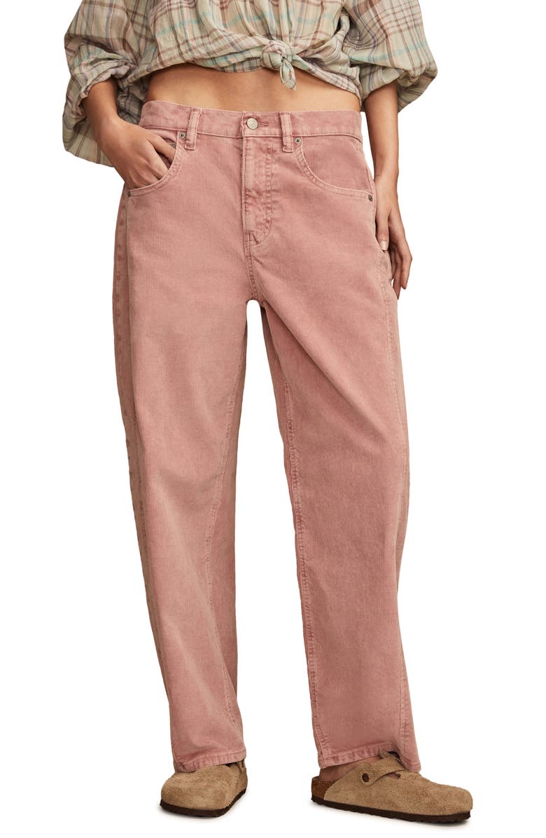 Lucky Brand Corduroy Barrel Leg Pants, Main, color,