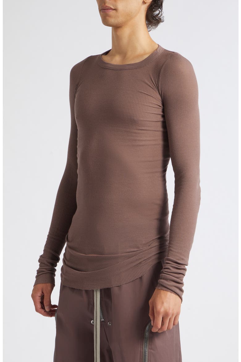 Rib Long Sleeve T-Shirt, Alternate, color, GRAPE
