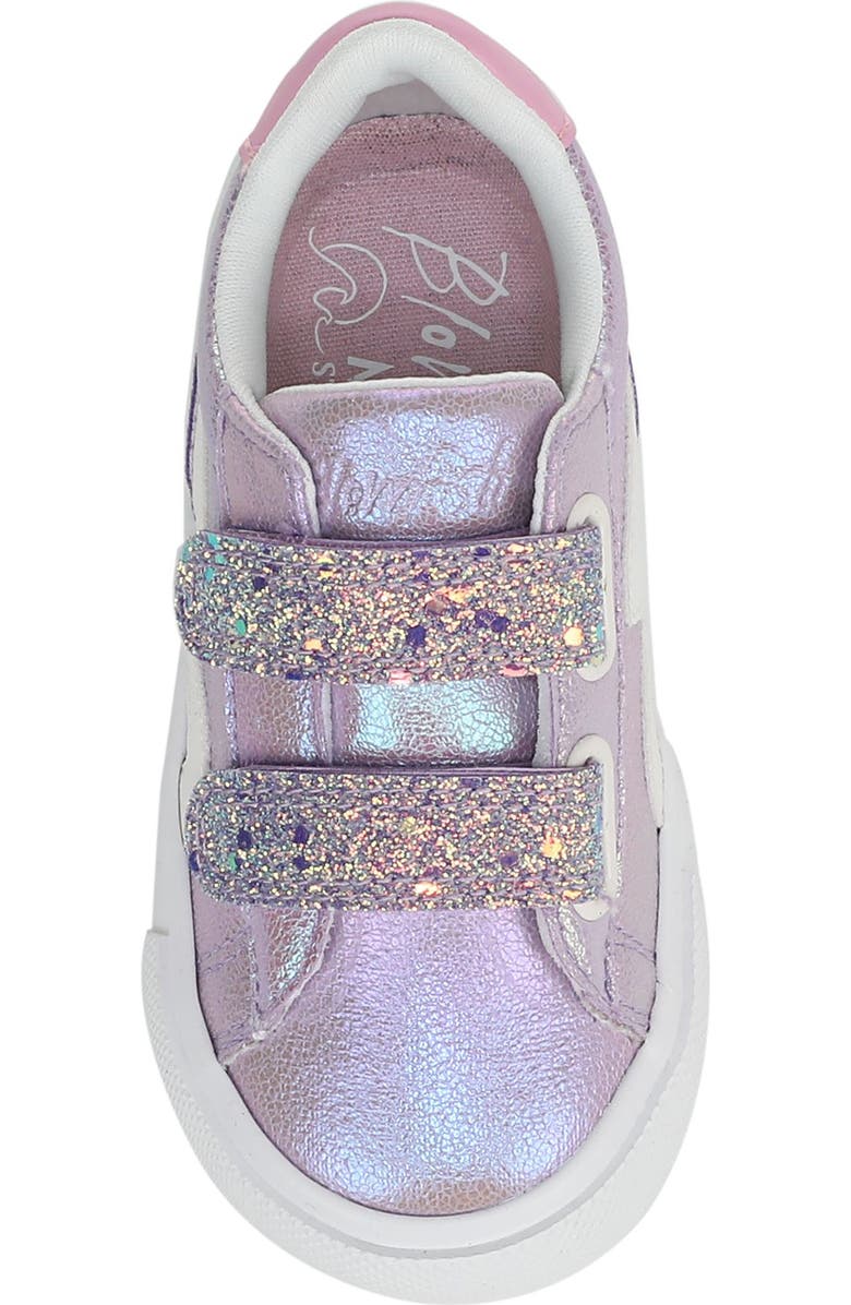 Blowfish Malibu Kids' Vice Sneaker, Alternate, color, Purple Metallic Glitter