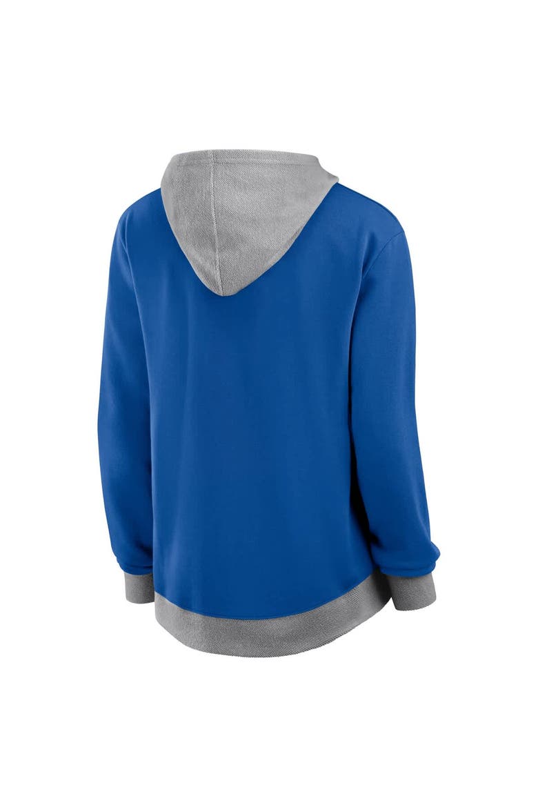 Women's Fanatics  Royal Chicago Cubs Hit It French Terry Full-Zip Hoodie, Alternate, color, Royal
