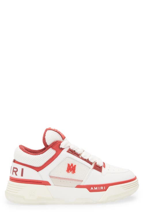 Shop Amiri Ma-1 Platform Sneaker In Red White