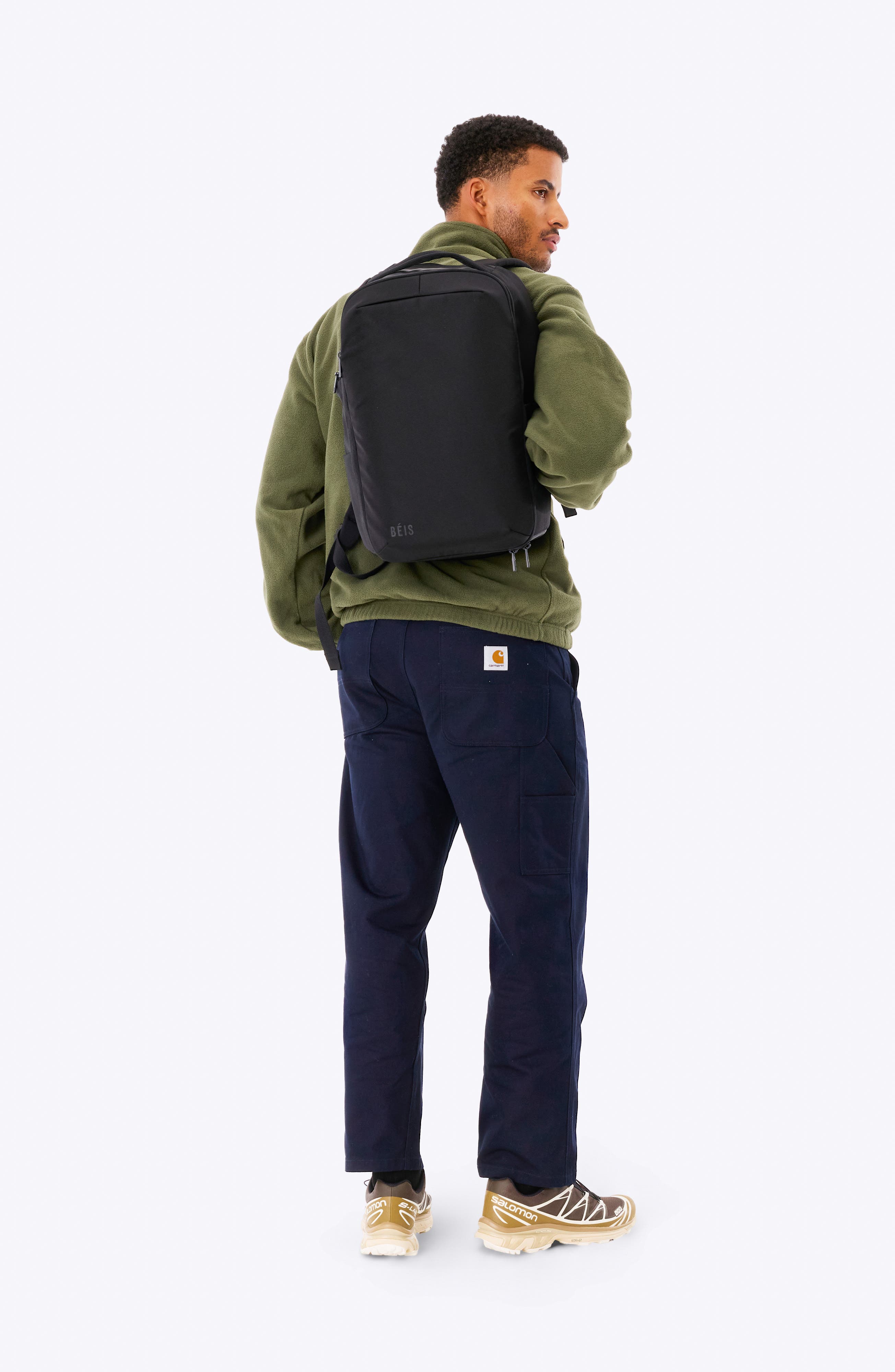 Béis The Pro Travel Backpack, Alternate, color, Black