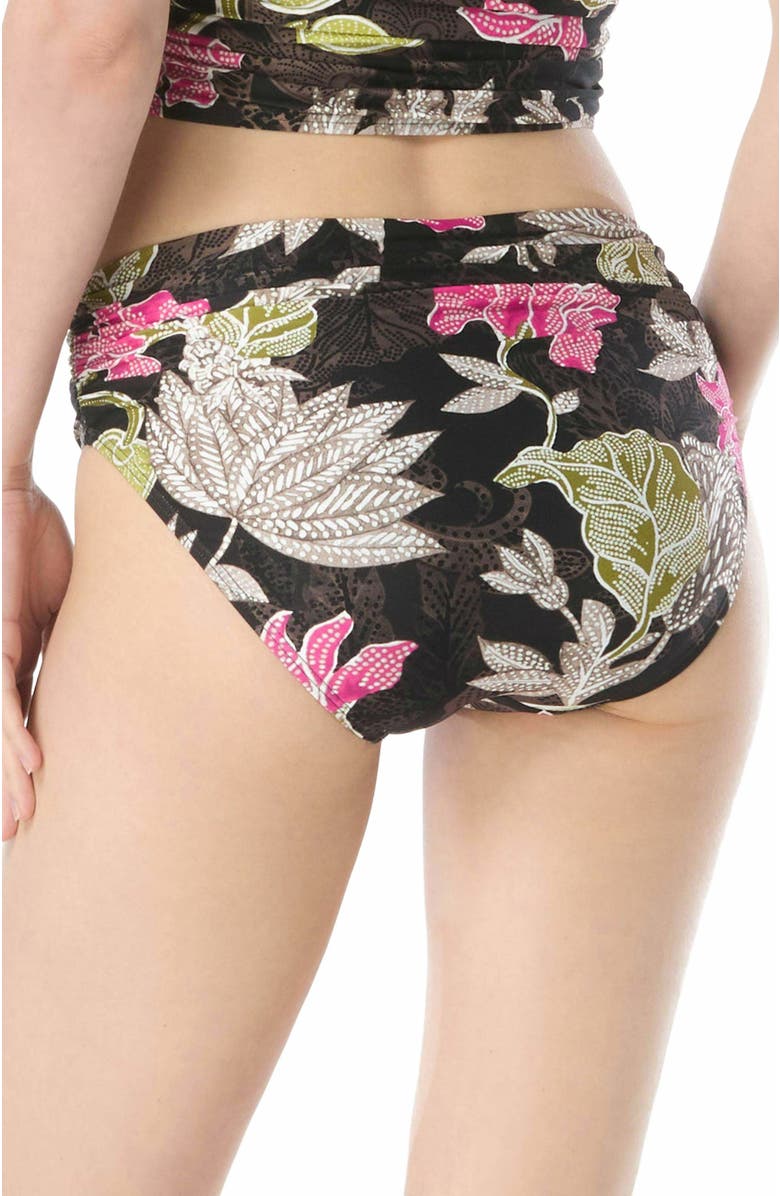 Carmen Marc Valvo Front Shirred Bikini Bottom, Alternate, color, 