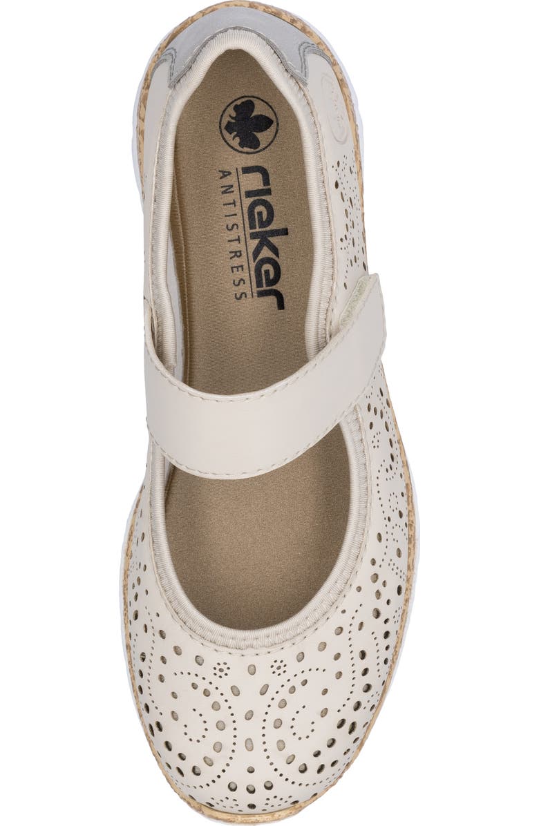 Rieker Nikita 99 Sneaker, Alternate, color, Perle/ Cement/ Perlcreme