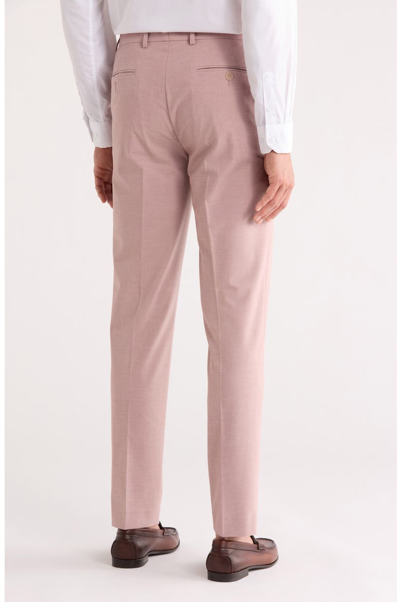Slim Fit Stretch Suit Pants, Alternate, color, PINK