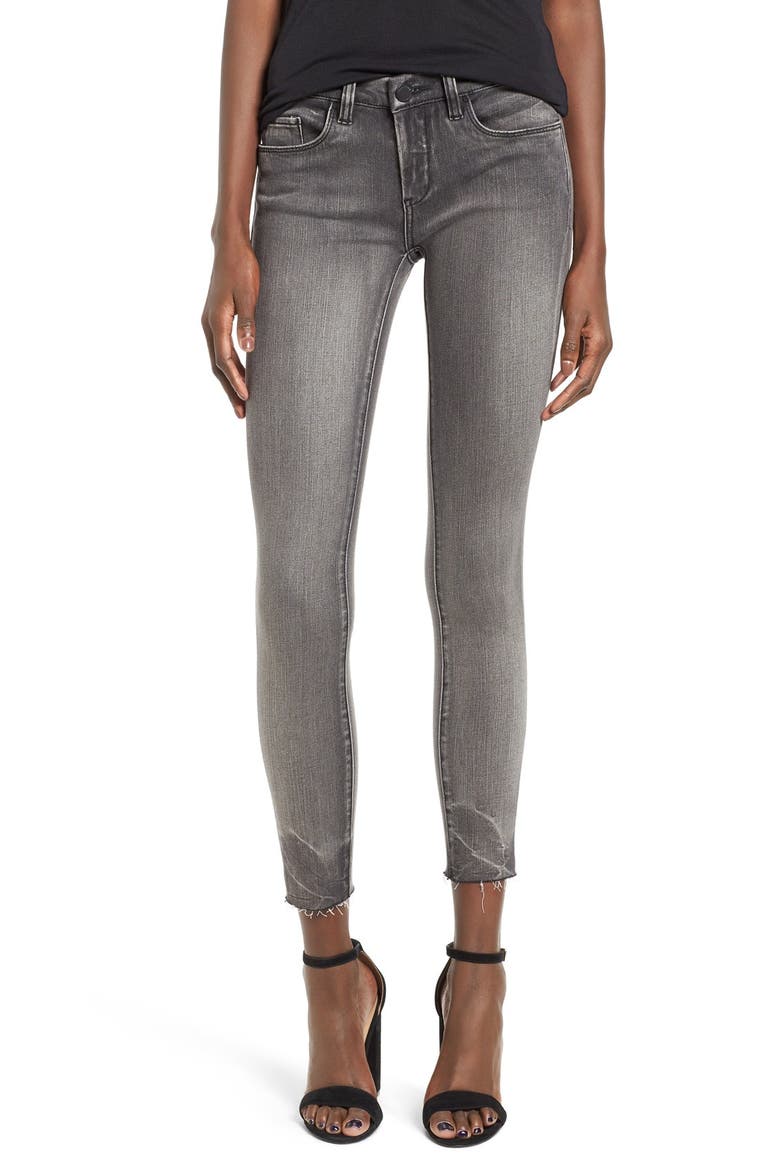 Crop Skinny Jeans, Main, color, BLACK MEDAL DAHLIA