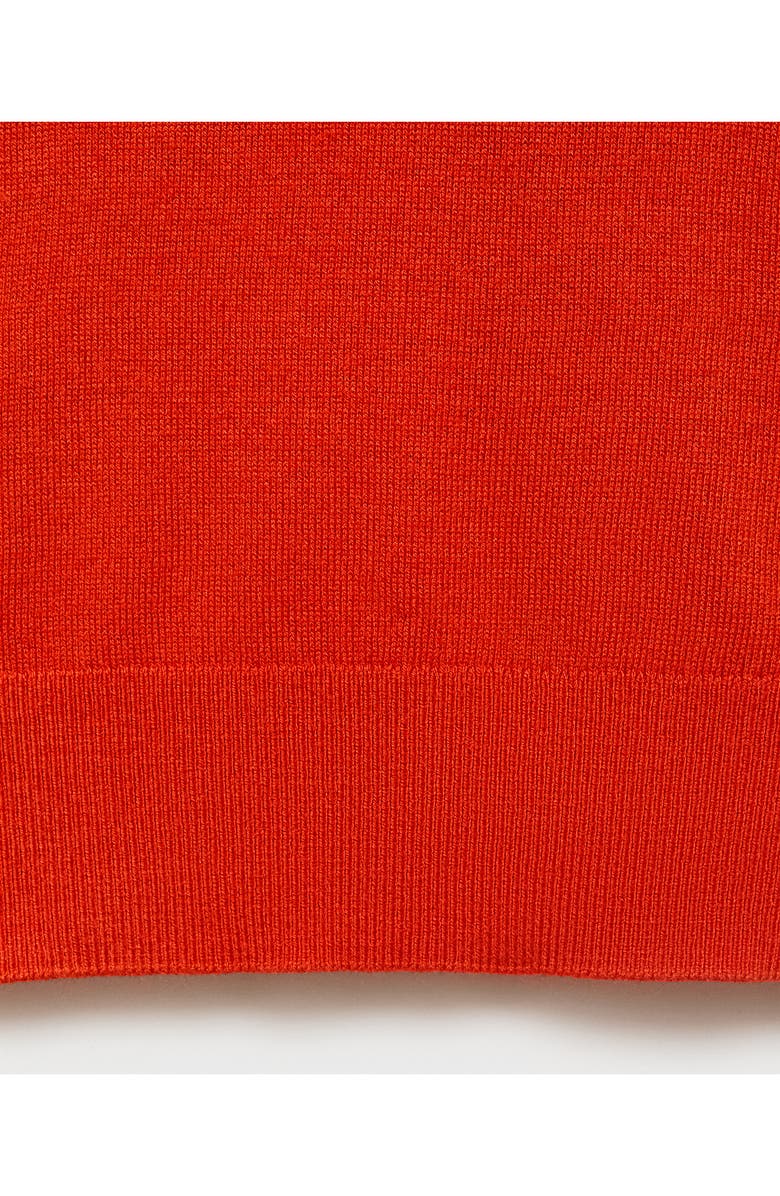 MANGO V-Neck Sweater, Alternate, color, Dark Orange