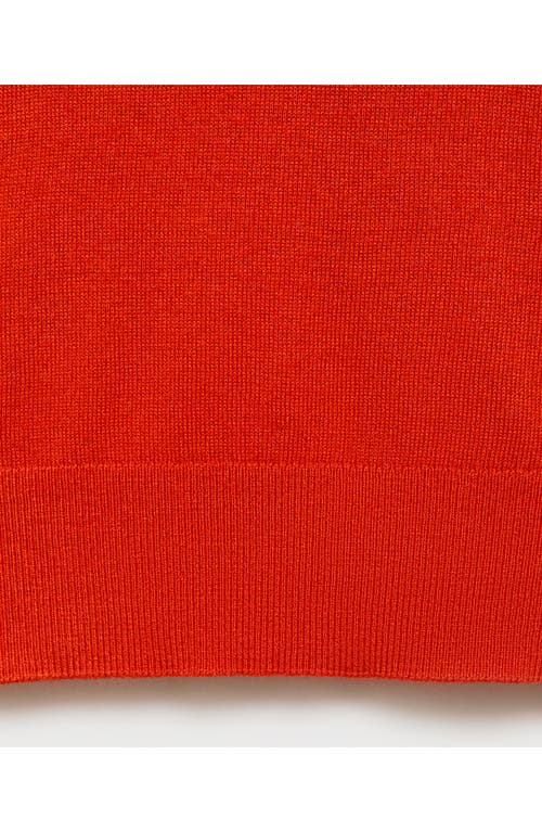 Mango V-neck Sweater In Red