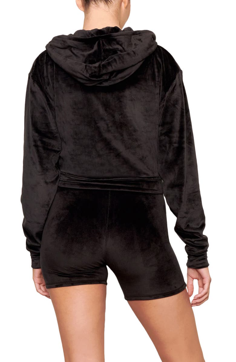 SKIMS Velour Women's Hoodie, Alternate, color,