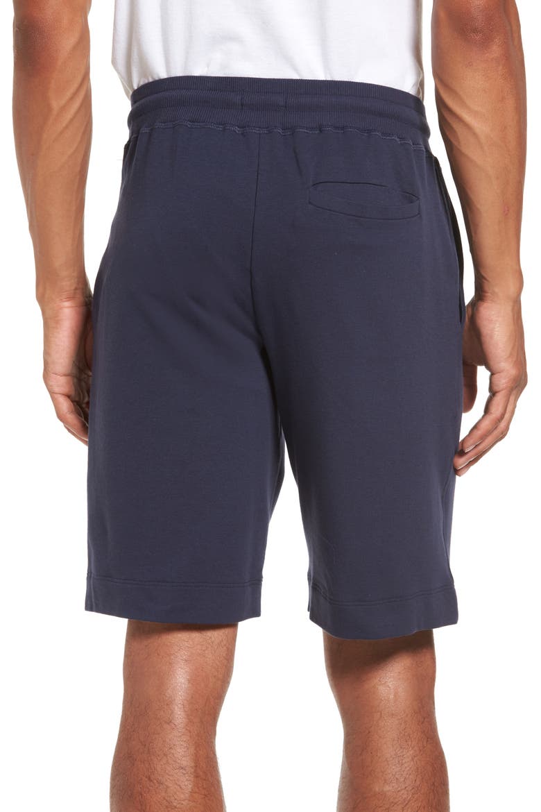 Living Cotton Drawstring Shorts, Alternate, color, BLACK IRIS