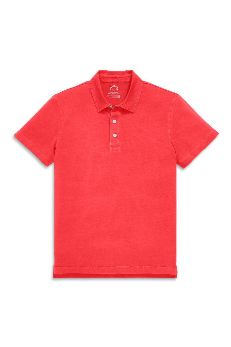 Unisex Fit Classic Polo, Alternate, color, Garment Dye Strawberry